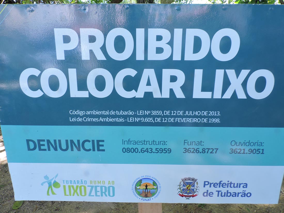 Migue pede placas de “Proibido Jogar Lixo” - Portal Plural