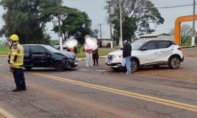 colisão entre veículos deixa uma pessoa ferida na br 285, no trevo de acesso a são luiz gonzaga