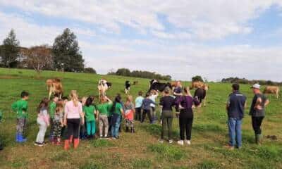 estudantes de três de maio conhecem mais sobre origem e importância do leite