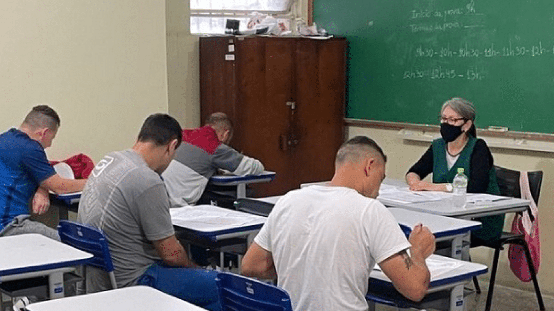 Susepe tem recorde de presos inscritos no Exame Nacional para Certificação de Competências de Jovens e Adultos