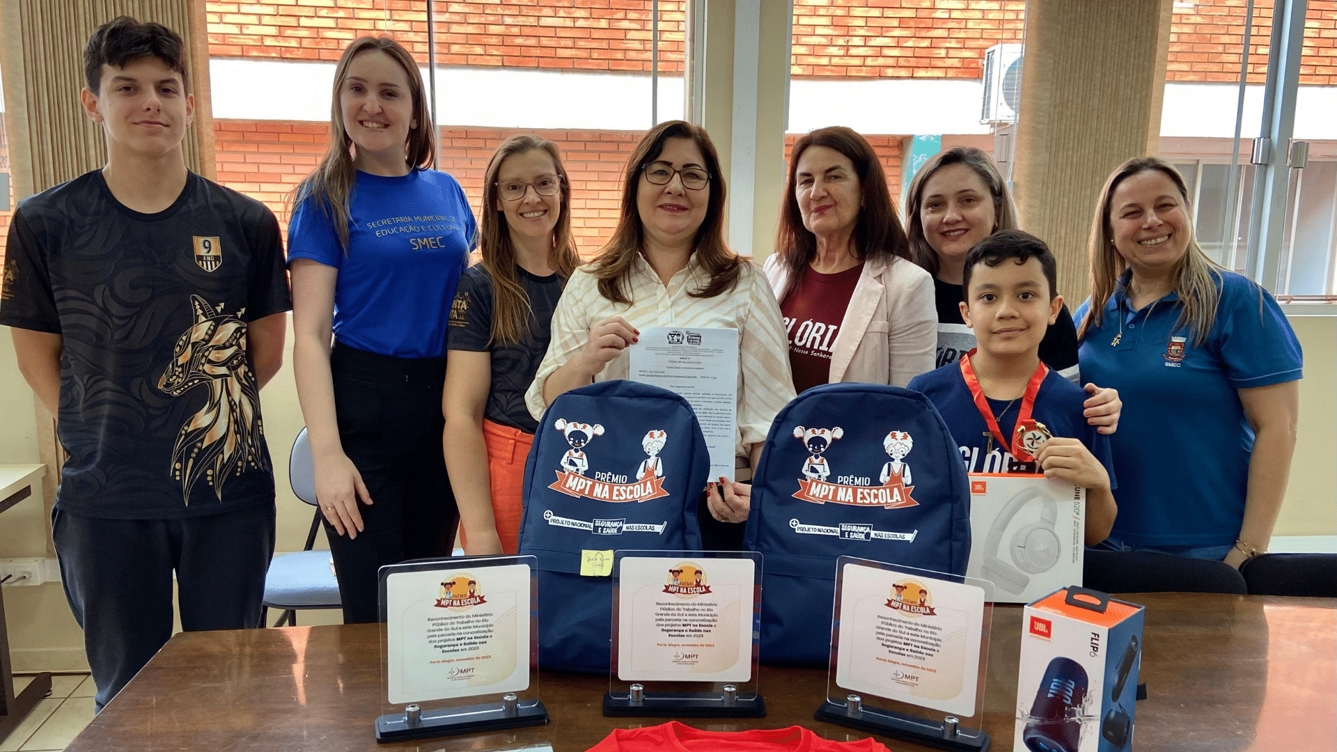 Alunos de Santa Rosa são destaque no Prêmio MPT na Escola