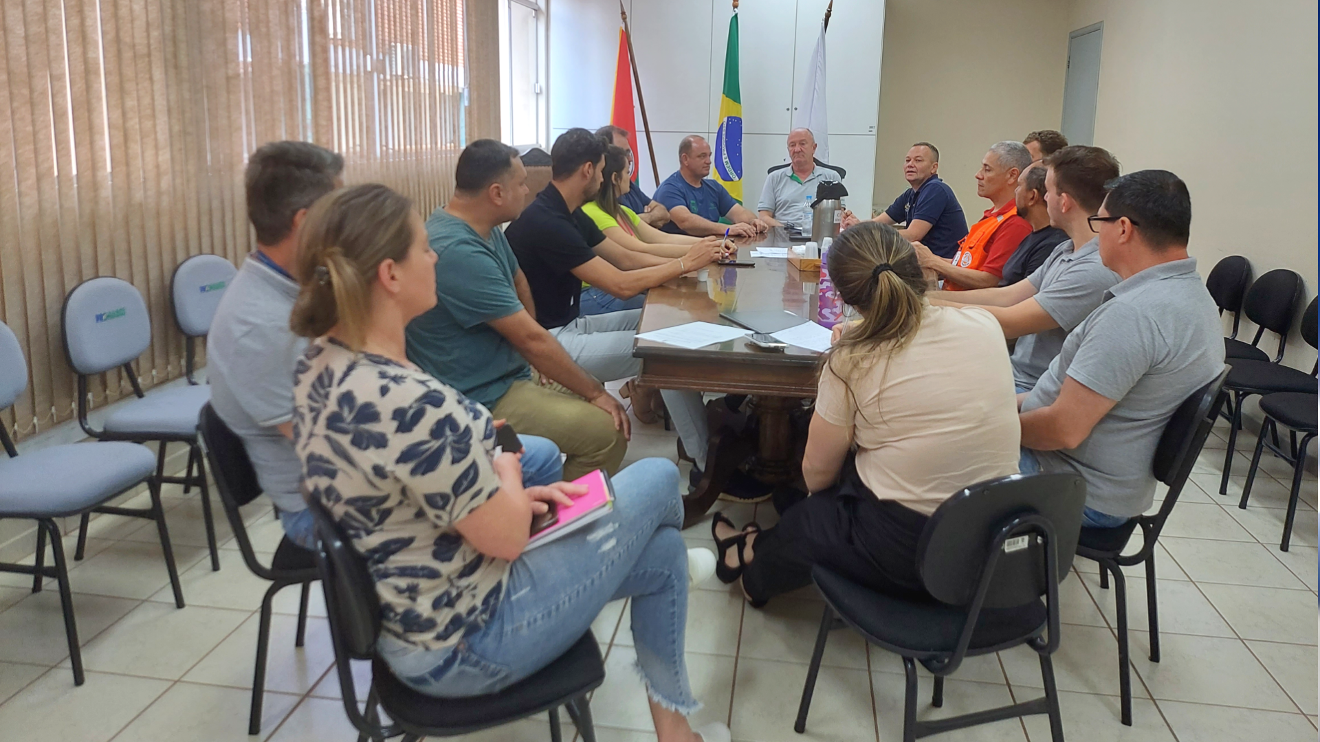 portal plural comissão de proteção e defesa civil se reúnem para atualizar demandas após o temporal em santa rosa