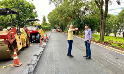 portal plural obra da rua tapera está 90% concluída