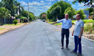 portal plural pavimentação quase concluída no bairro cruzeiro