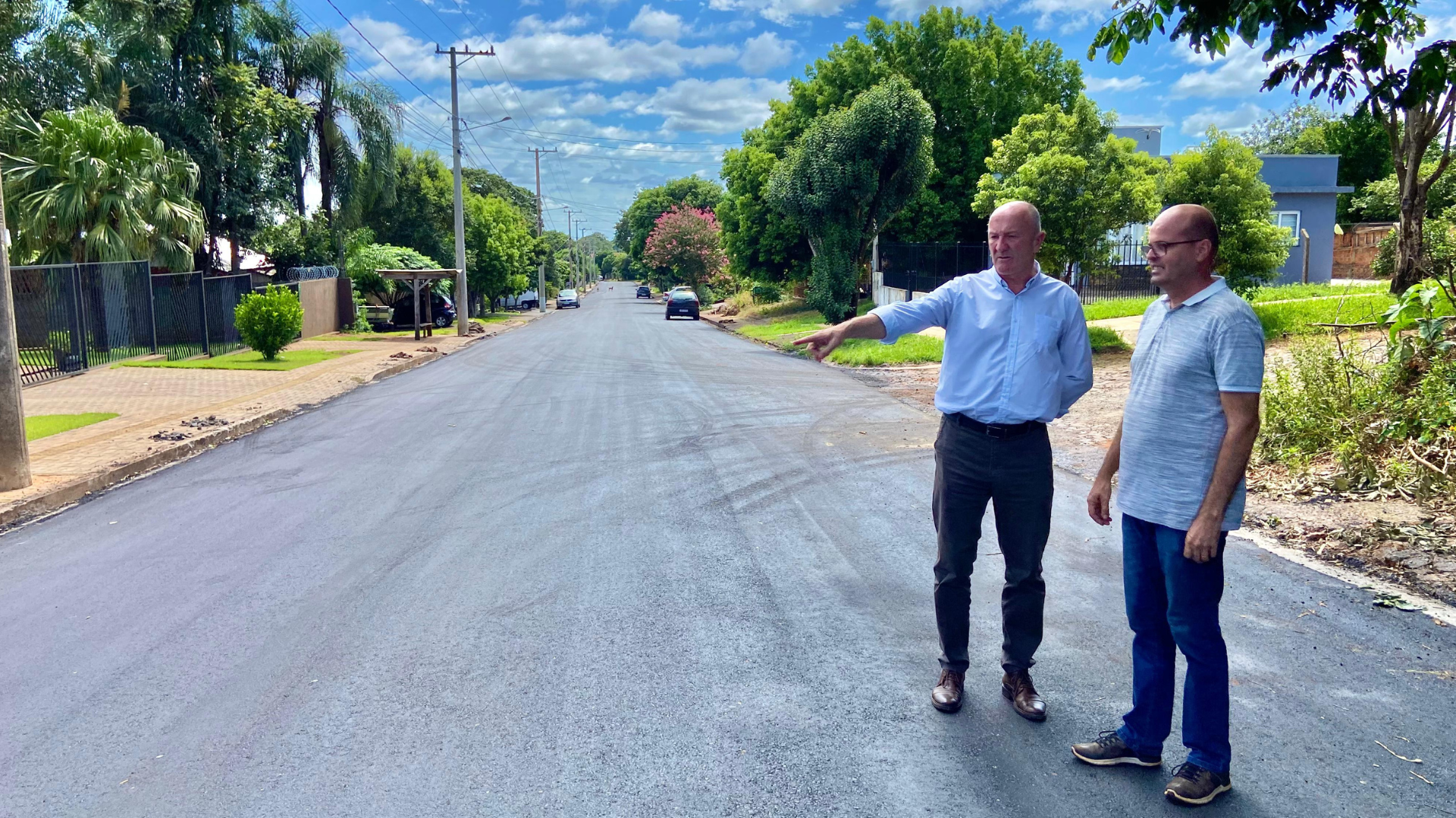 portal plural pavimentação quase concluída no bairro cruzeiro
