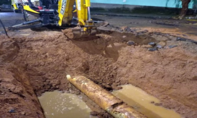 portal plural Água cobre casas após rompimento de tubulação e causa desabastecimento para 5 mil imóveis em parobé