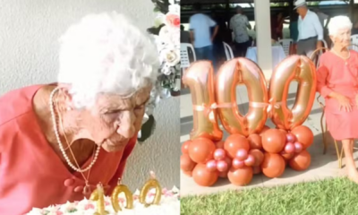 portal plural com 9 filhos, 22 netos, 22 bisnetos e 4 tataranetos, idosa celebra 100 anos em ms 'a vida é muito boa'