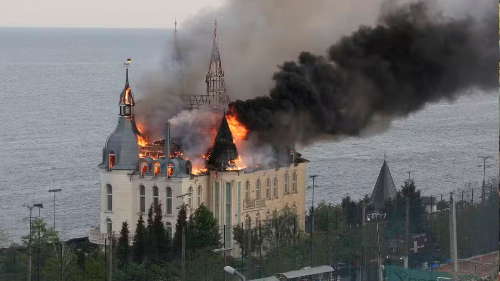 portal plural edifício 'castelo de harry potter' é arrasado em ataque russo na ucrânia