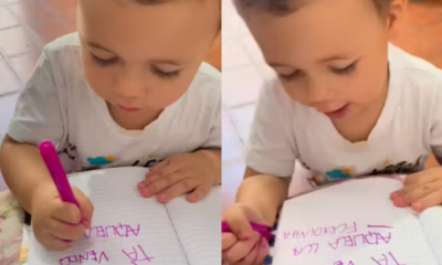 portal plural menino de 2 anos aprende a ler e escrever sem ajuda e conquista a webr