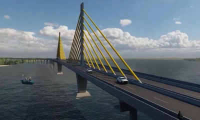 portal plural ponte de guaratuba tem licença de instalação emitida, e começam obras para construção da estrutura no mar