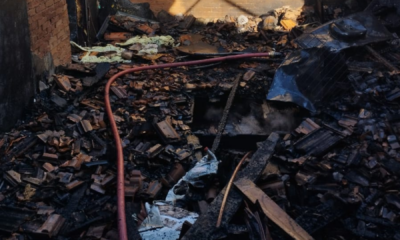 portal plural incêndio atinge duas residências no centro de três passos