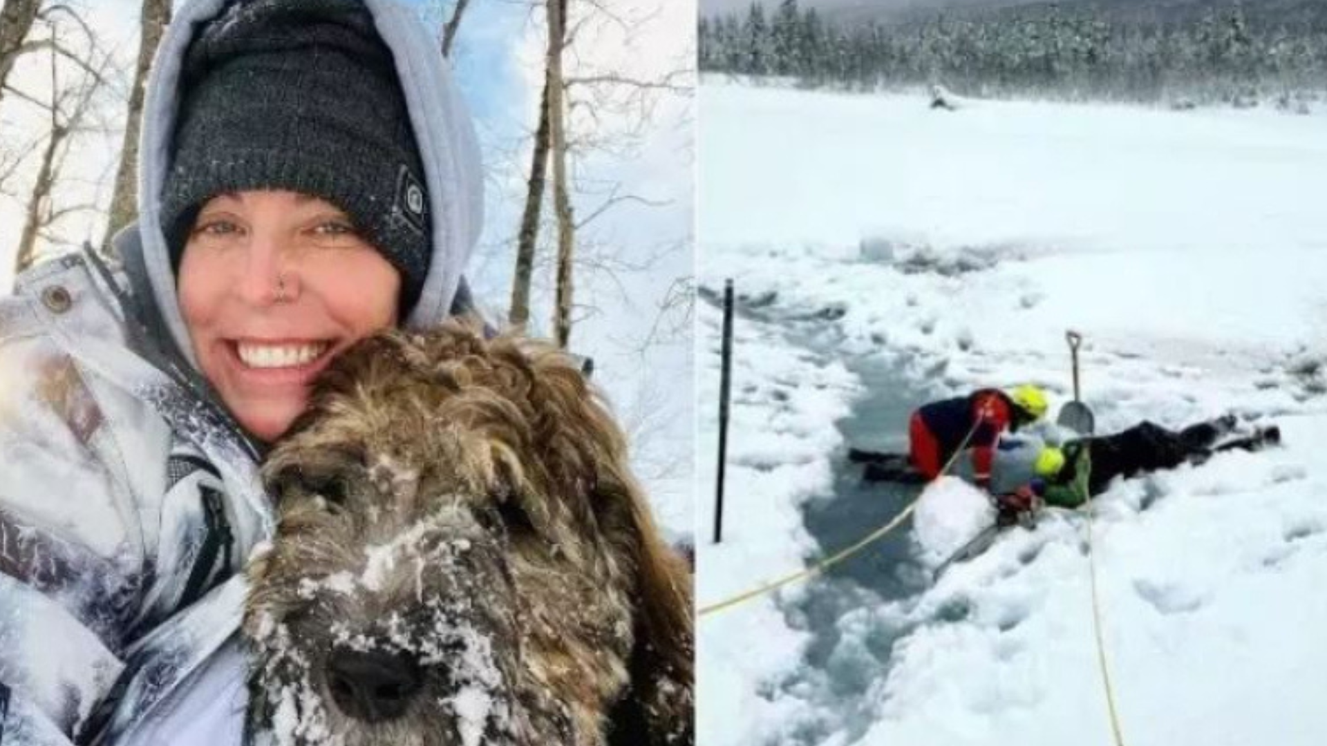 portal plural mulher tenta resgatar cão em rio congelado e morre abraçada ao animal