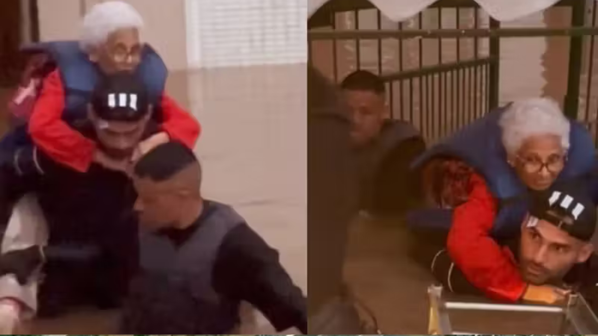 portal plural thiago maia, craque do internacional resgata idosa de casa alagada no rs