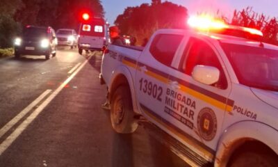 idoso e atropelado na ers 522 em ijui