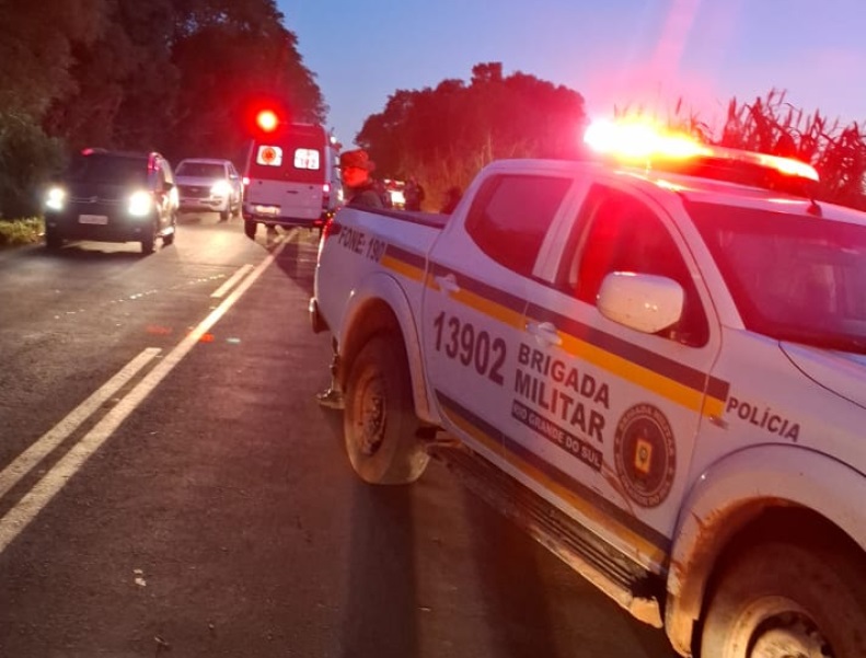 idoso e atropelado na ers 522 em ijui