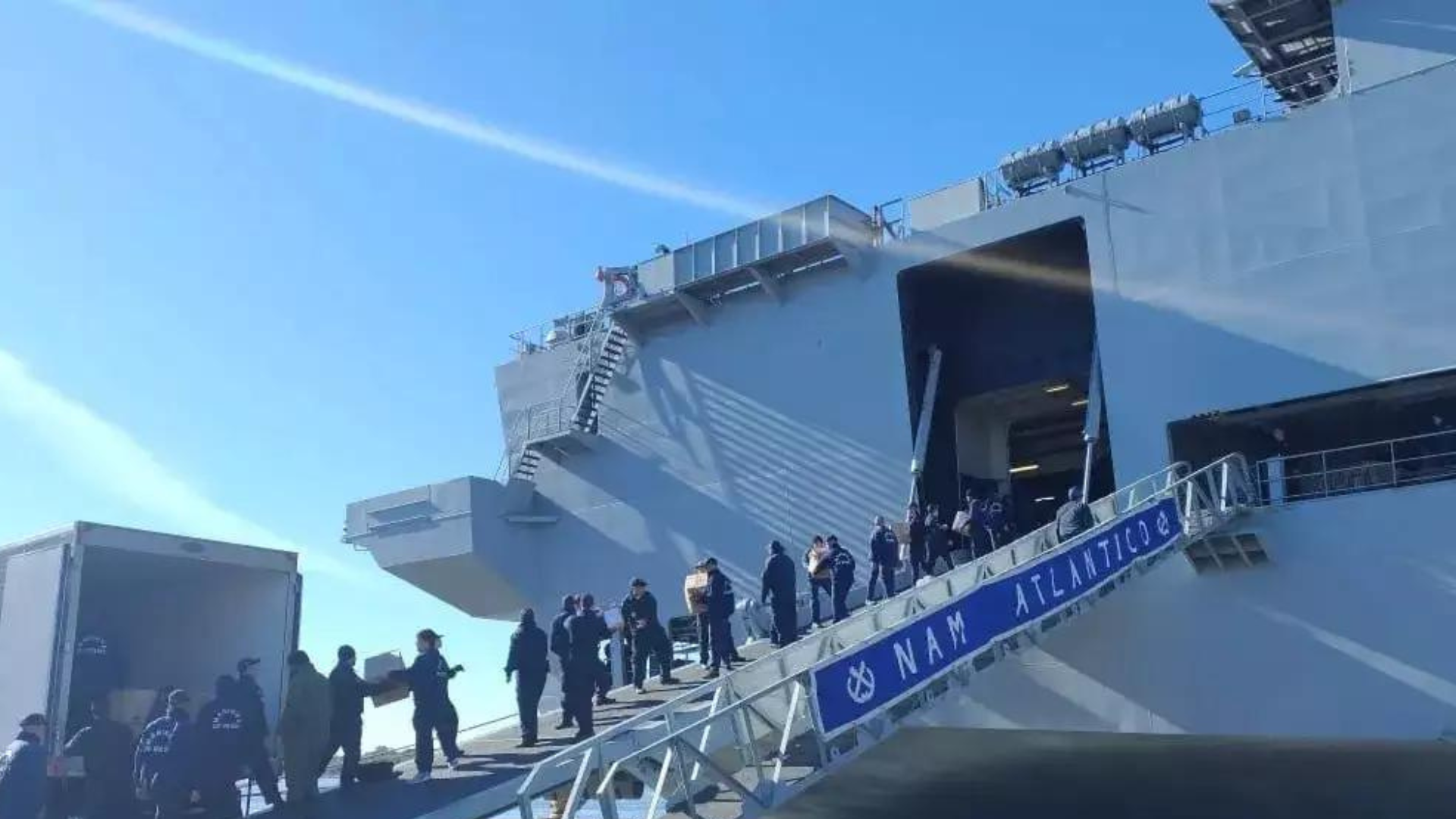 portal plural maior navio de guerra da américa latina retorna ao rio grande do sul com 115 toneladas de donativos