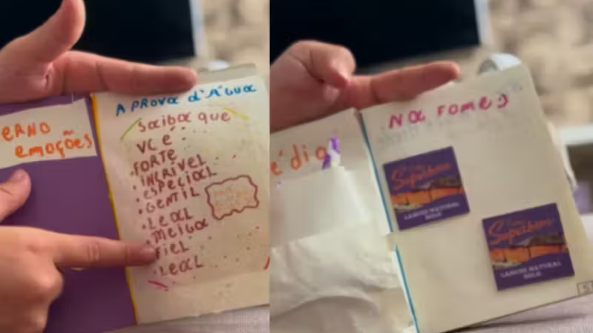 portal plural menina cria ‘caderninho das emoções’ para motivá la em dias ruins e apaixona internautas