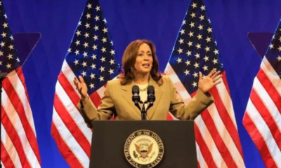 portal plural em discurso, kamala harris diz que legado de joe biden é “incomparável”
