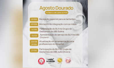 portal plural no mês de agosto, o hospital vida & saúde através do banco de leite humano (blh) reforça a importância do aleitamento materno, como uma importante fonte de saúde e desenvolvimento.