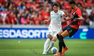 portal plural jogando com reservas fora de casa, grêmio vence o athletico pr por 2 a 0 pelo campeonato brasileiro