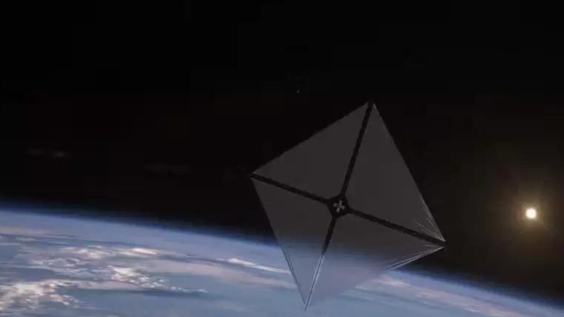 portal plural nasa confirma abertura completa de vela solar de nave que pode navegar pelo espaço com a energia do sol