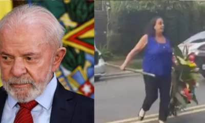 portal plural mulher leva coroa de flores para casa de lula, xinga agente da pf e é presa