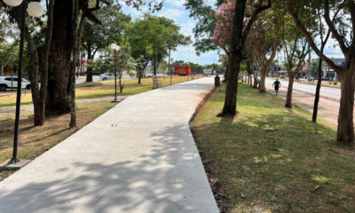 portal plural ampliação da ciclovia do tape porã está sendo finalizada